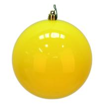 Adornos Vickerman Bola Plástica Amarilla Brillante (Set de 32)
