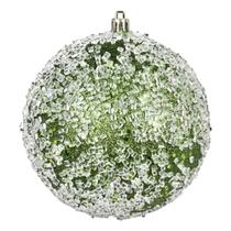 Adornos Vickerman Bolas de Granizo con Brillo y Musgo Verde 4 cm 6 piezas Adornos Vickerman Bolas de Granizo con Brillo y Musgo Verde 4 cm 6 piezas