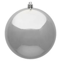 Adornos Vickerman Bolas Plateadas Brillantes 15 cm Paquete de 4
