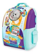 Adotados mochila pet care mochila 2 em 1 c acessorios peluci