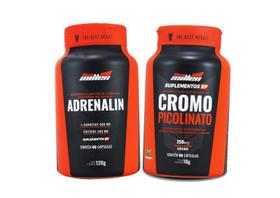 Adrenalin Termogenico 60caps + Picolinato Cromo 250mcg