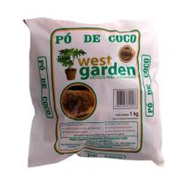 Adubo de Pó de Coco West Garden Premium para Jardim 1 Kg Adubo de Pó de Coco West Garden Premium para Jardim 1 Kg