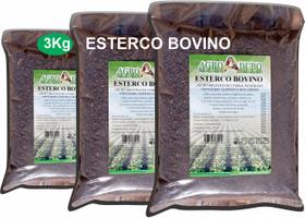 Adubo E Composto Orgânico 3kg Esterco Bovino Leiteiro