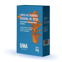 Adubo Farinha de Osso + Torta de Mamona Organomineral - 1kg - Luma