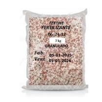 Adubo Fertilizante Granulado 06-24-12 3kg. Jardim Hortaliça Adubo Fertilizante Granulado 06-24-12 3kg. Jardim Hortaliça