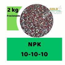 Adubo Fertilizante Granulado NPK 101010 2kg Gold Plant Adubo Fertilizante Granulado NPK 101010 2kg Gold Plant