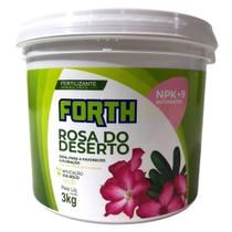 Adubo Fertilizante Mineral P/ Rosa Do Deserto NPK Forth 3kg - Forth Jardim