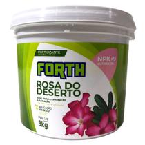 Adubo Fertilizante Mineral Para Rosa Do Deserto NPK Forth 3kg - Forth Jardim