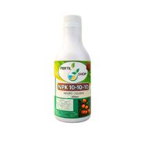 Adubo Fertilizante NPK 101010 Líquido 250ml Rende 20L Crescimento e Floração de Plantas Adubo Fertilizante NPK 101010 Líquido 250ml Rende 20L Crescimento e Floração de Plantas