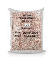 Adubo Fertlizante Granulado NPK 20-10-20 - 5kg - Fruteiras gramados jardins