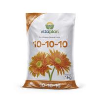 Adubo NPK 10-10-10 1 kg saco Vitaplan Adubo NPK 10-10-10 1 kg saco Vitaplan