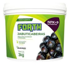 Adubo P/ Jabuticabeiras Forth Jabuticabeiras Npk +9 Nutrientes 3kg