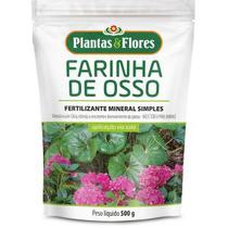 Adubo Plantas & Flores Farinha de Osso 500 gr Bonigo