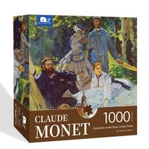 Adulto 1000 Peças Quebra-cabeça Monet Paisagem Famosa Pintura a Óleo Do Mundo Jogo Familiar