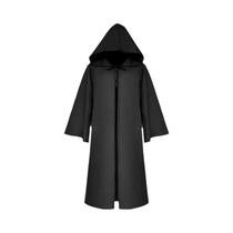 Adulto E Criança Preto Com Capuz Robe Praga Médico Máscara Halloween Cosplay Traje Conjunto