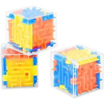 Adulto Estudante 3 Peças 3D Labirinto Quebra-cabeça Cubo Mente Cérebro Jogos Educativos Brinquedo