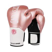 Adulto Homens Mulheres 10 12 14 16oz Luvas De Boxe Couro PU Muay Thai MMA Kickboxing Treinamento