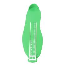 Adultos Pé Medição dispositivo tamanho medidor medidor medida régua ferramenta ajudante - verde