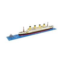 Adultos Titanic Modelo 3d Blocos De Construção De Navio Detalhado Micro Mini Tijolos Brinquedos Kit