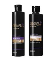 Advance Techniques Kit Shampoo e Condicionador Ultra Liso By Avon