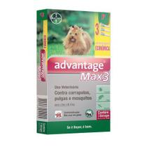 Advantage Max 3 0,4ml até 4kg c/3