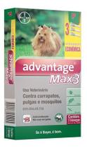 Advantage max 3 até 4kg - 0,4ml (combo c/ 3)