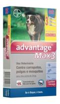 Advantage Max 3 Cães Acima 25 Kg 3 Pipetas VAL 30.09.25