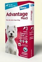 Advantage Max3 Combo 3 Pipetas Para Cães De 4kg A 10kg