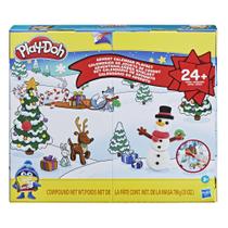 Advent Calendar Toy Play-Doh para crianças de 3 anos ou mais com 24 latas