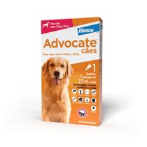 Advocate Antipulgas Cães 10kg a 25kg Elanco 1 pipeta Advocate Antipulgas Cães 10kg a 25kg Elanco 1 pipeta