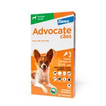 Advocate Cães 0,4ml Até 4 Kg 3 Pipetas - Elanco