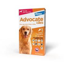 Advocate Cães 2,5ml Cães de 10 A 25 Kg 1 Pipeta - Elanco