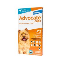 Advocate Elanco 0,8 mL para Gatos de 4 a 8 Kg - 1 Bisnaga Advocate Elanco 0,8 mL para Gatos de 4 a 8 Kg - 1 Bisnaga