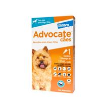 Advocate Elanco 1,0 mL para Cães de 4 Kg até 10 Kg - 1 Bisnaga