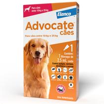 Advocate Elanco Antipulgas para Cachorro 10 à 25kg 1 Pipeta Advocate Elanco Antipulgas para Cachorro 10 à 25kg 1 Pipeta