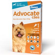 Advocate Elanco Antipulgas para Cachorro 4 à 10kg 1 Pipeta