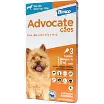 Advocate Elanco Antipulgas para Cachorro 4 à 10kg Kit com 3