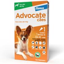 Advocate Elanco Antipulgas para Cachorro Até 4kg 1 Pipeta