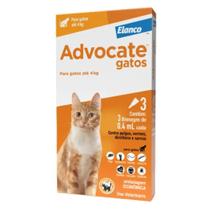 Advocate Gatos até 4 kg 3 pipetas