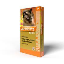 Advocate Gatos Até 4kg C/3 Pipetas De 0,4ml Advocate Gatos Até 4kg C/3 Pipetas De 0,4ml