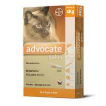 Advocate Gatos - para gatos até 4kg - Bayer Advocate Gatos - para gatos até 4kg - Bayer