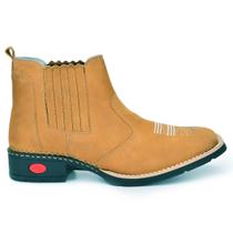 AE4520CLA Bota Country Masculina cano curto nobuck couro AE4520CLA Bota Country Masculina cano curto nobuck couro