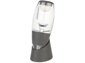 Aerador Acrílico Para Vinho C/ Base Filtro Bolsa