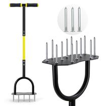 Aerador de gramado Jardineer 36" Metal Spike 12 Tips Steel Tool