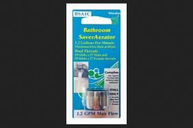 Aerador de torneira Whedon Bathroom Saver Dual Thread Chrome