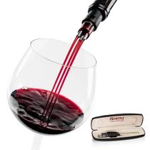 Aerador de vinho TRIBELLA Classic Multi-Stream com caixa de aço inoxidável Aerador de vinho TRIBELLA Classic Multi-Stream com caixa de aço inoxidável