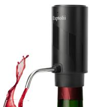 Aerador elétrico de vinho Exptolii recarregável com cabo tipo C