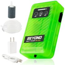 Aerador recarregável Bait Pump Beyond Braid Portable de 4 velocidades