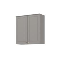 Aéreo 02 Portas 80 cm Americana Cinza