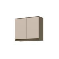 Aéreo 02 Portas 80cm Connect C88 Duna Cristal - Henn Aéreo 02 Portas 80cm Connect C88 Duna Cristal - Henn